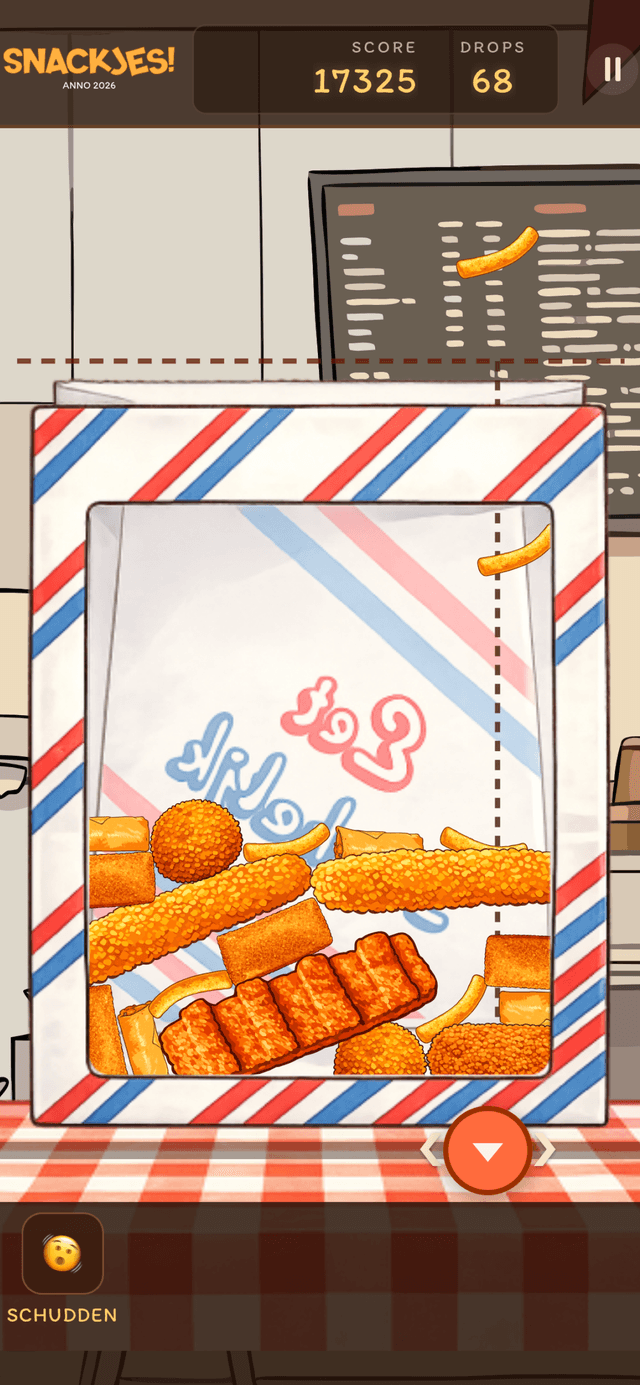 Snackjes! game over